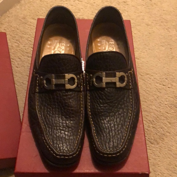 Mens Salvatore Ferragamo Calf - Picture 1 of 2